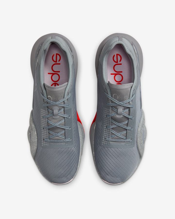 Zapatillas Nike Air Zoom SuperRep 3 HIIT Class Hombre Gris Azules Metal Plateadas | LXTDK-2735