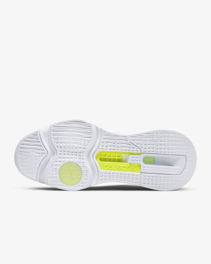 Zapatillas Nike Air Zoom SuperRep 3 HIIT Class Hombre Blancas Negras Metal Plateadas | QMCVL-8047