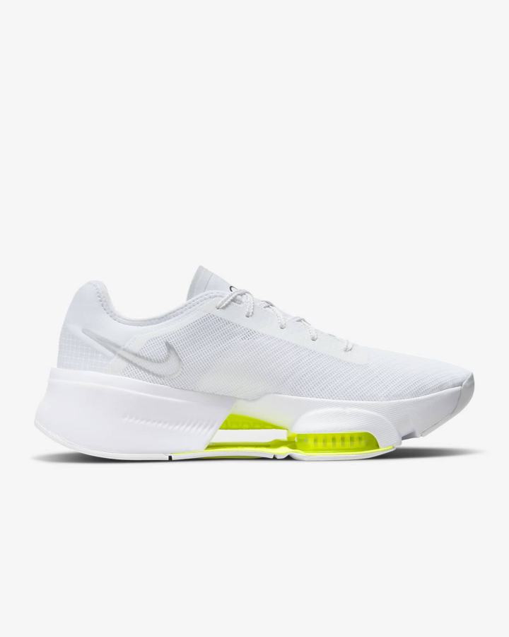 Zapatillas Nike Air Zoom SuperRep 3 HIIT Class Hombre Blancas Negras Metal Plateadas | QMCVL-8047