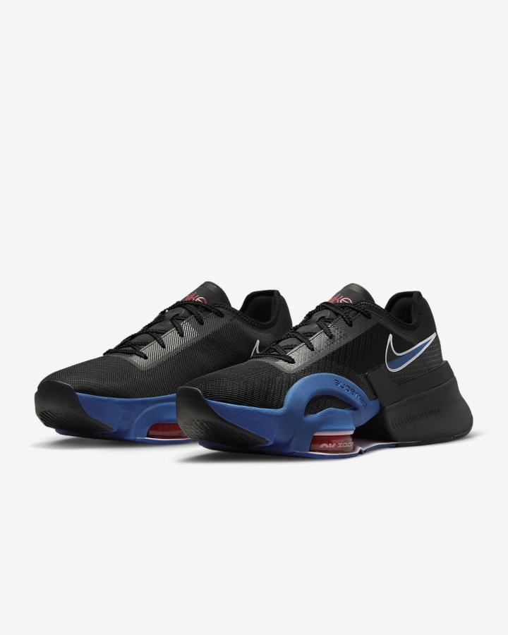 Zapatillas Nike Air Zoom SuperRep 3 HIIT Class Hombre Negras Azul Real Rojas Blancas | ZLQPD-8376