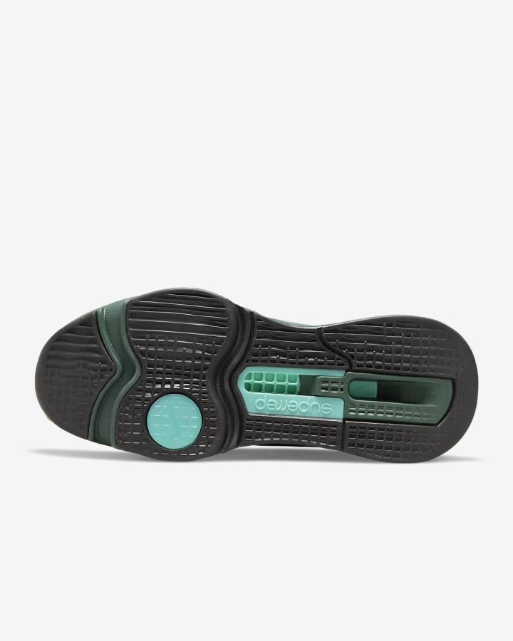 Zapatillas Nike Air Zoom SuperRep 3 HIIT Class Hombre Verde Turquesa Negras Multicolor | ZWSFM-0617