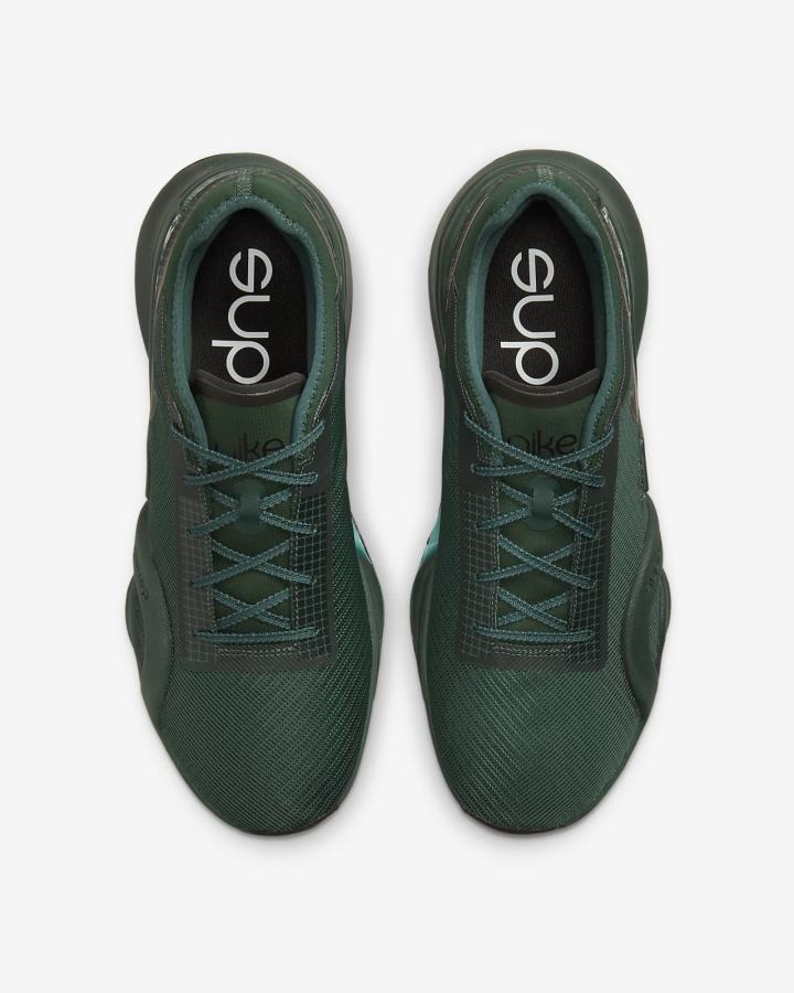 Zapatillas Nike Air Zoom SuperRep 3 HIIT Class Hombre Verde Turquesa Negras Multicolor | ZWSFM-0617