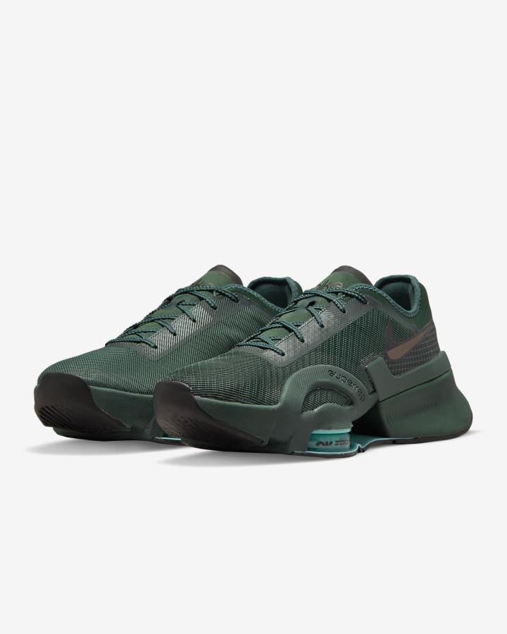 Zapatillas Nike Air Zoom SuperRep 3 HIIT Class Hombre Verde Turquesa Negras Multicolor | ZWSFM-0617