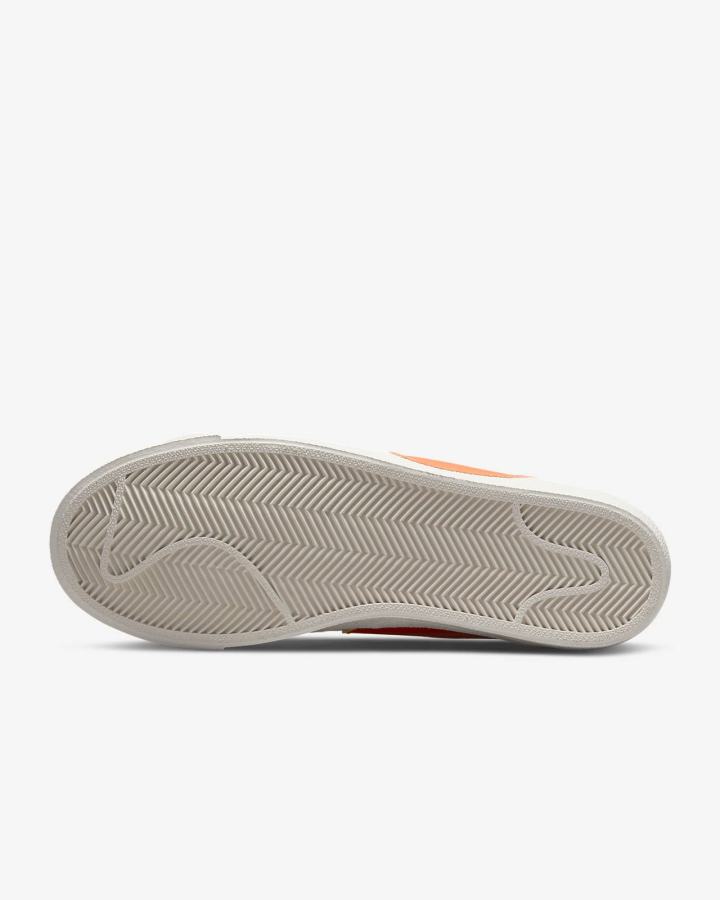 Zapatillas Nike Blazer Low '77 Jumbo Mujer Verde Naranjas | DYNCJ-3765