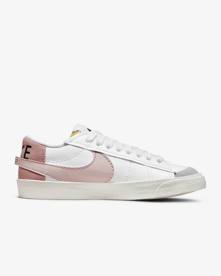 Zapatillas Nike Blazer Low '77 Jumbo Mujer Blancas Rosas Blancas Rosas | FOUSL-2857