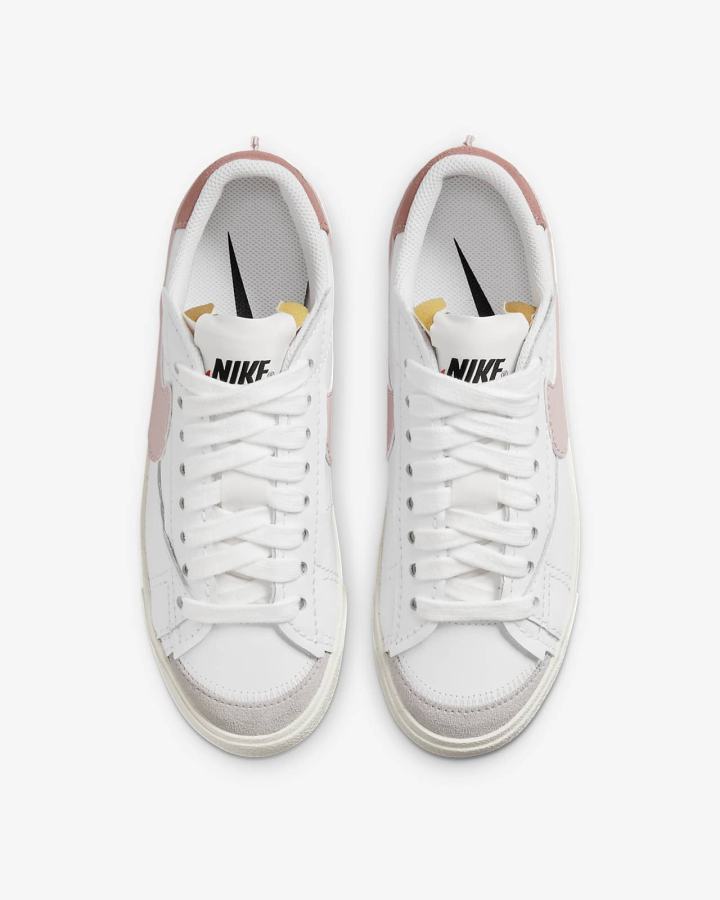 Zapatillas Nike Blazer Low '77 Jumbo Mujer Blancas Rosas Blancas Rosas | FOUSL-2857
