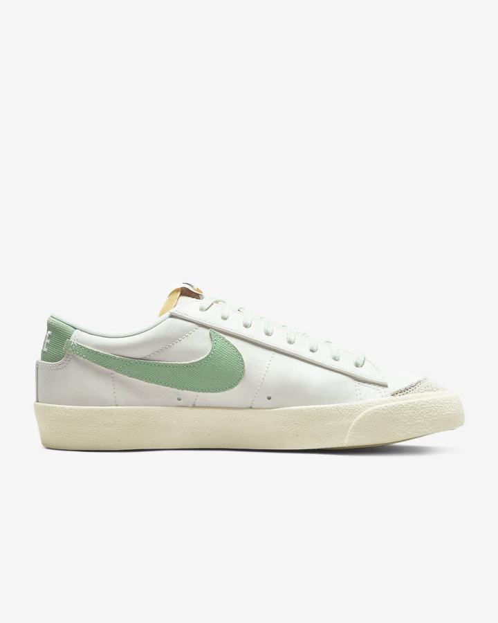 Zapatillas Nike Blazer Low '77 PRM Hombre Naranjas Verde | BKWXG-1037