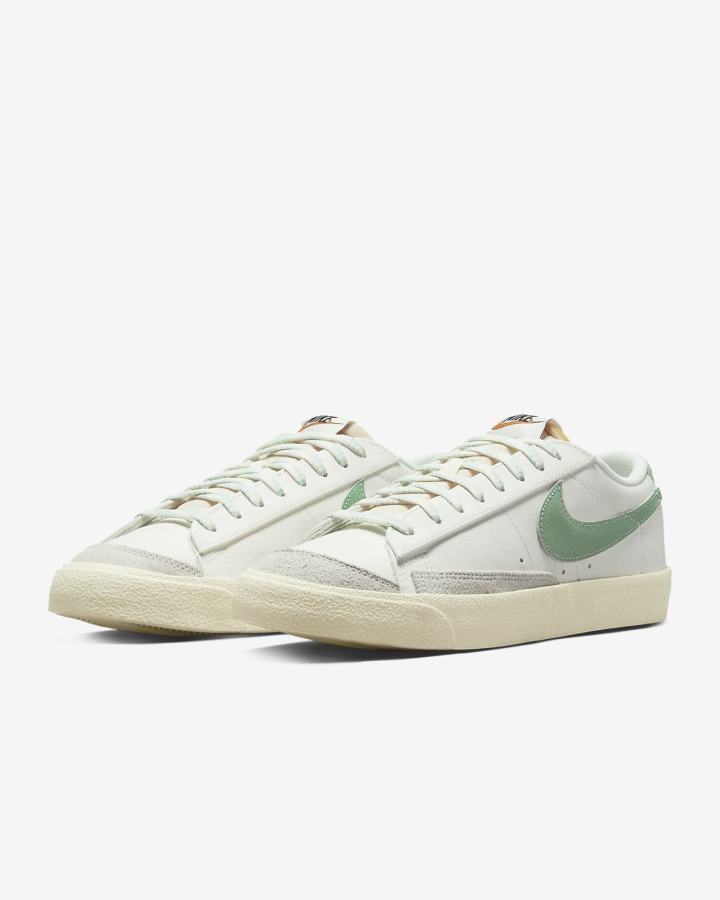 Zapatillas Nike Blazer Low '77 PRM Hombre Naranjas Verde | BKWXG-1037