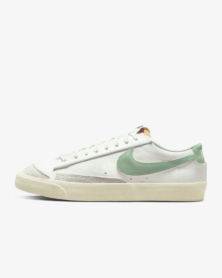 Zapatillas Nike Blazer Low \'77 PRM Hombre Naranjas Verde | BKWXG-1037