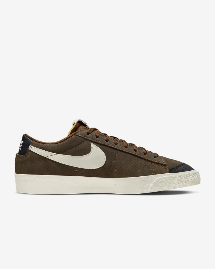 Zapatillas Nike Blazer Low '77 Premium Vintage Hombre Naranjas | GQHRW-1069