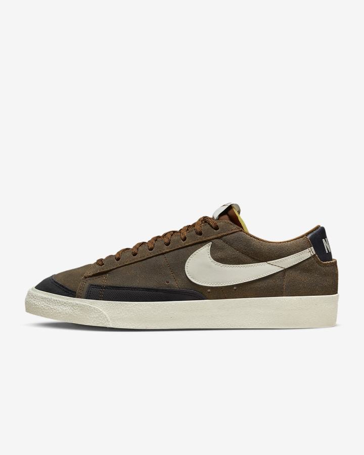 Zapatillas Nike Blazer Low '77 Premium Vintage Hombre Naranjas | GQHRW-1069