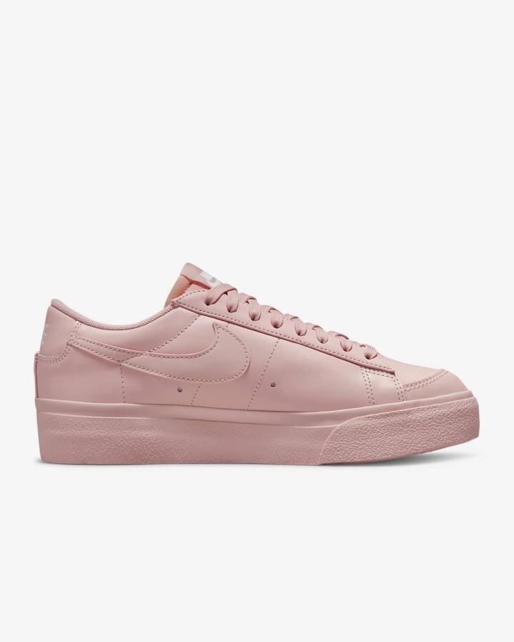 Zapatillas Nike Blazer Low Platform Mujer Negras Naranjas | MPEQC-3942