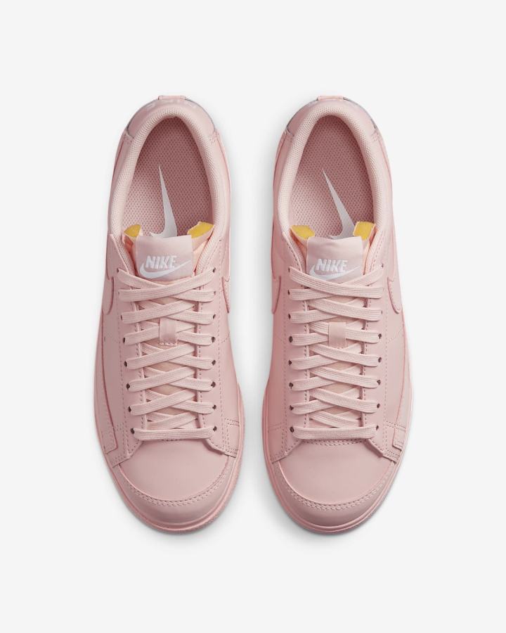 Zapatillas Nike Blazer Low Platform Mujer Negras Naranjas | MPEQC-3942