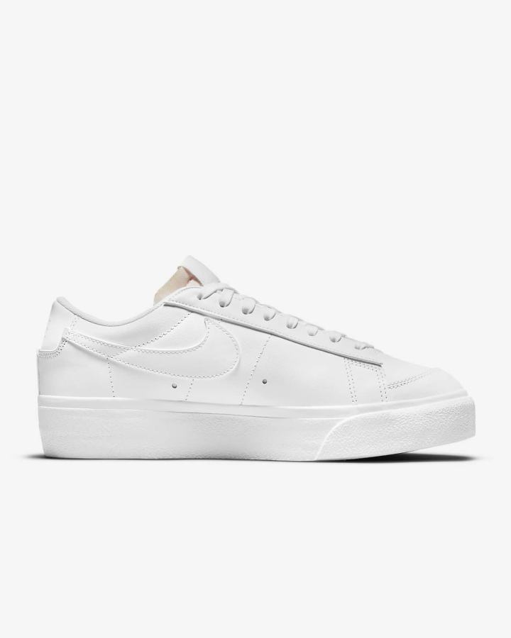 Zapatillas Nike Blazer Low Platform Mujer Blancas | RMIEL-2507