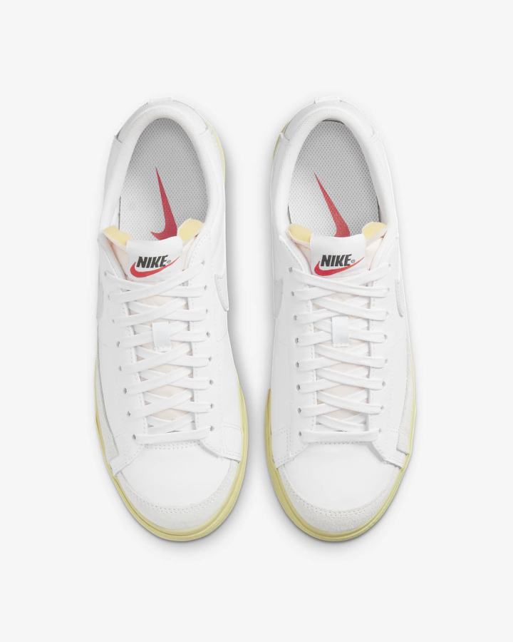 Zapatillas Nike Blazer Low Platform Mujer Blancas Limón Azules Negras Blancas | TYMXK-4015