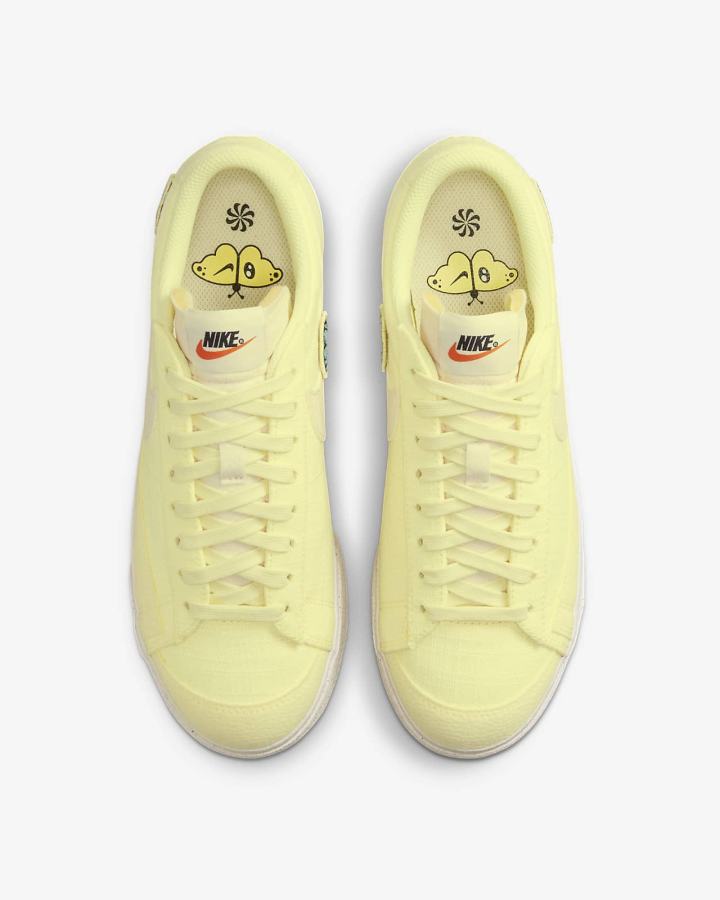 Zapatillas Nike Blazer Low Platform Next Nature Mujer Blancas Negras Blancas | QTSRI-7380