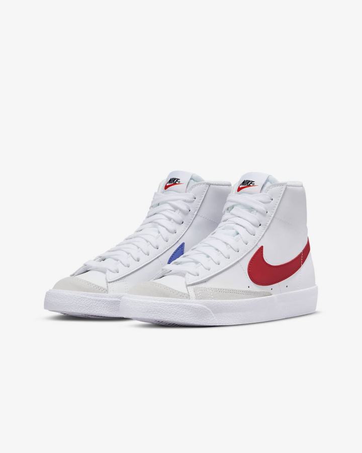 Zapatillas Nike Blazer Mid '77 Kids Niño Blancas Azules Negras Rojas | YACKW-9382