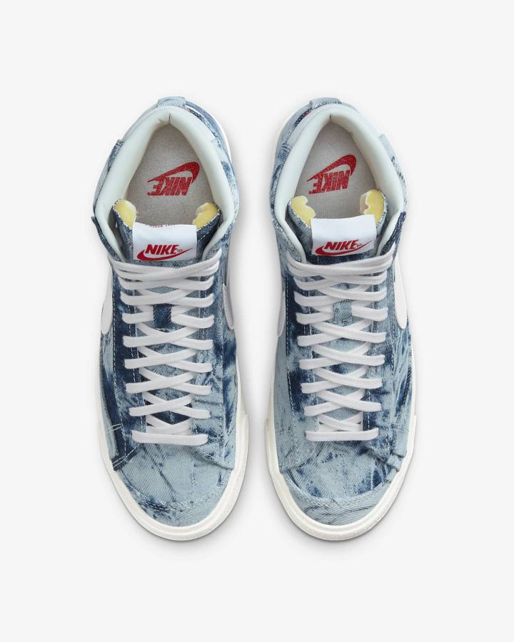 Zapatillas Nike Blazer Mid '77 Mujer Multicolor Rojas Blancas | ZNHCO-2531