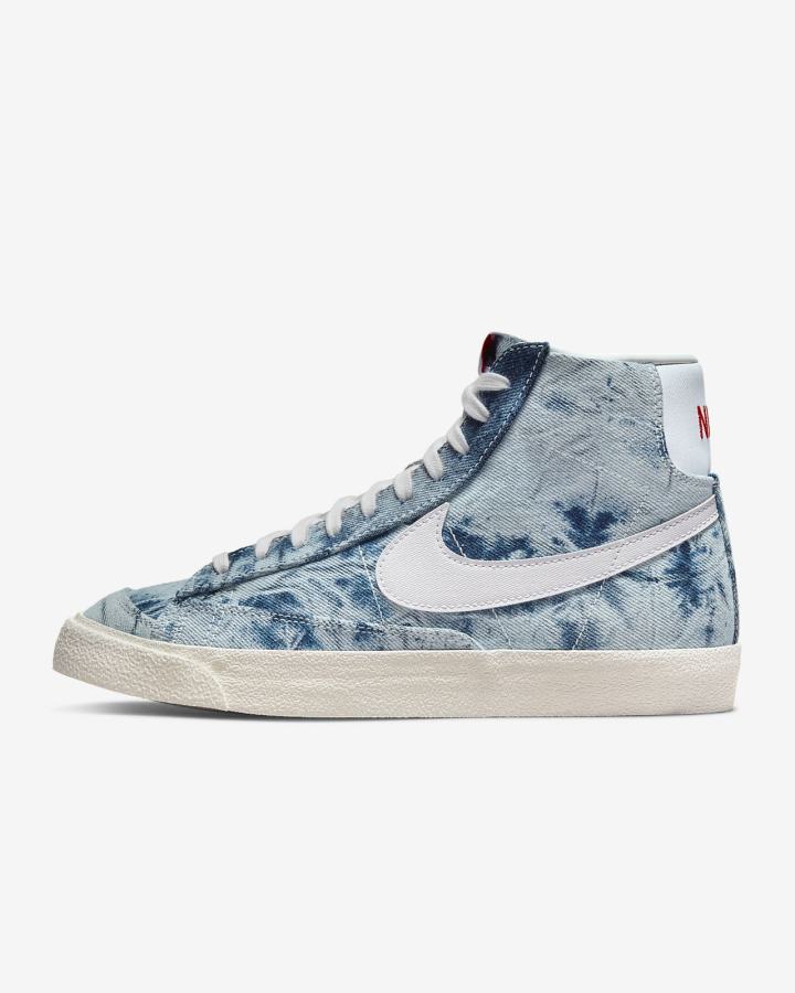 Zapatillas Nike Blazer Mid \'77 Mujer Multicolor Rojas Blancas | ZNHCO-2531