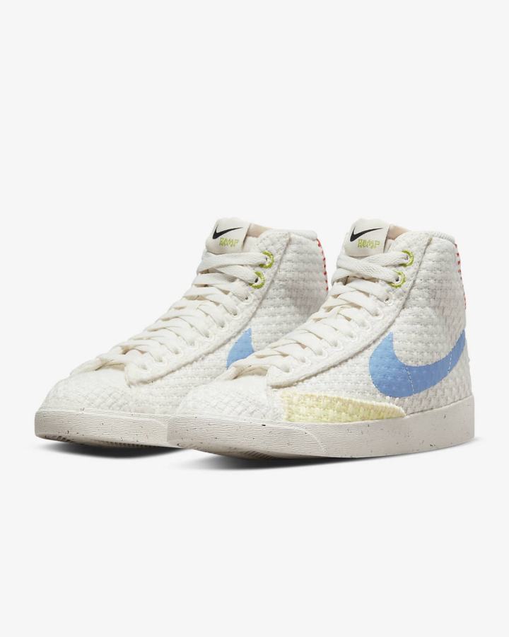 Zapatillas Nike Blazer Mid '77 Next Nature Mujer Naranjas Azules | VJBRU-0723