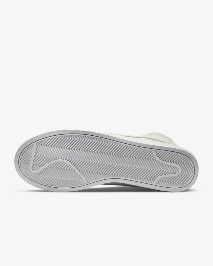 Zapatillas Nike Blazer Mid '77 Next Nature Mujer Verde Negras Blancas | ZIAKP-8217