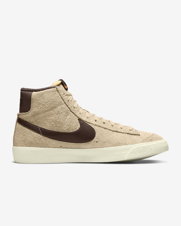 Zapatillas Nike Blazer Mid '77 Premium Hombre Naranjas Chocolate Claro | EWOUI-2108