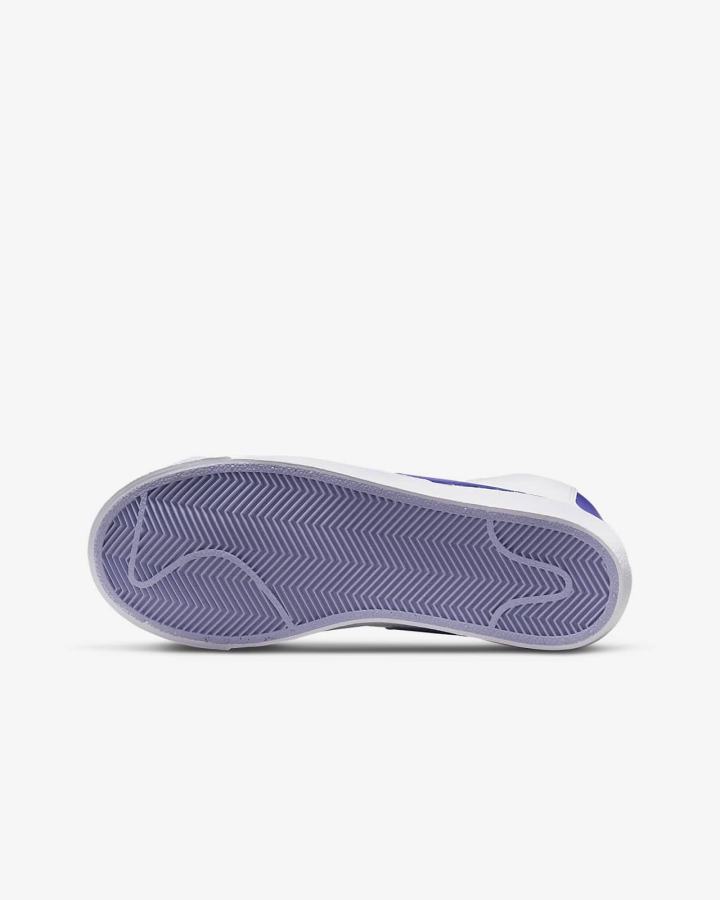 Zapatillas Nike Blazer Mid '77 SE Kids Niño Blancas | MGXLF-3486
