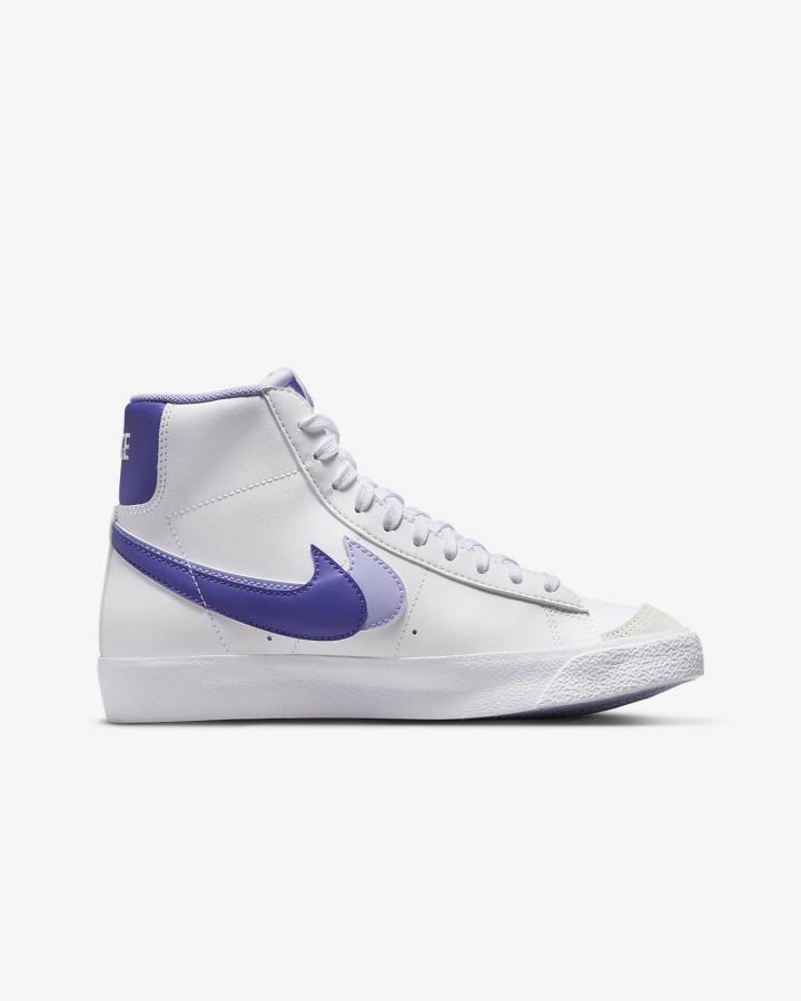 Zapatillas Nike Blazer Mid '77 SE Kids Niño Blancas | MGXLF-3486