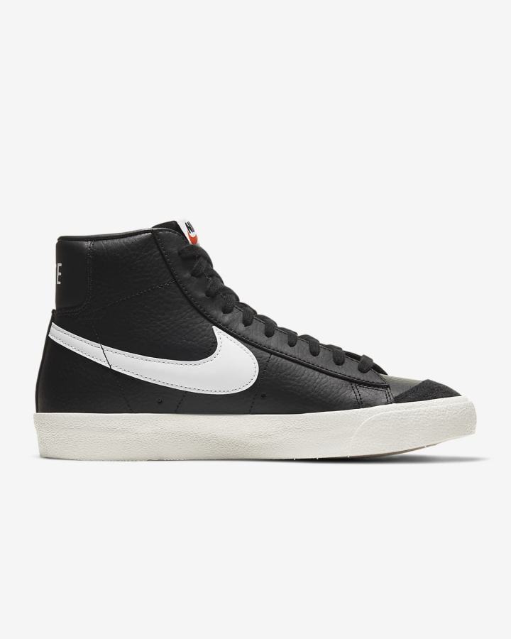 Zapatillas Nike Blazer Mid '77 Vintage Hombre Negras | TQHYZ-5893