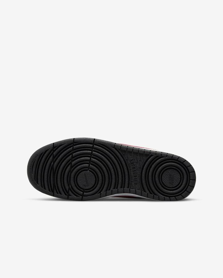 Zapatillas Nike Court Borough Low 2 Kids Niña Blancas Negras Rojas | WNTRI-0739