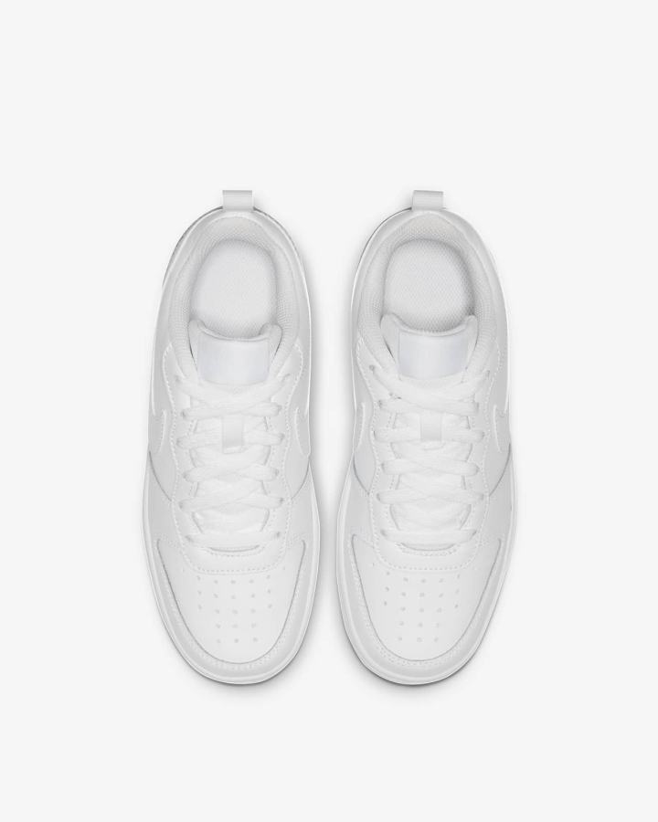 Zapatillas Nike Court Borough Low 2 Kids Niña Blancas | XYGPM-5786