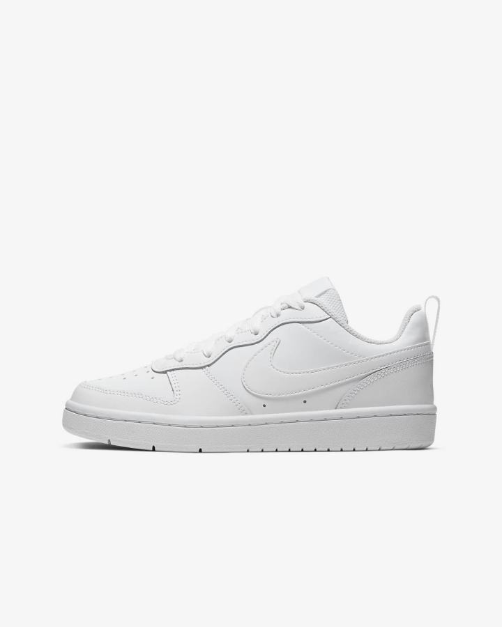 Zapatillas Nike Court Borough Low 2 Kids Niña Blancas | XYGPM-5786