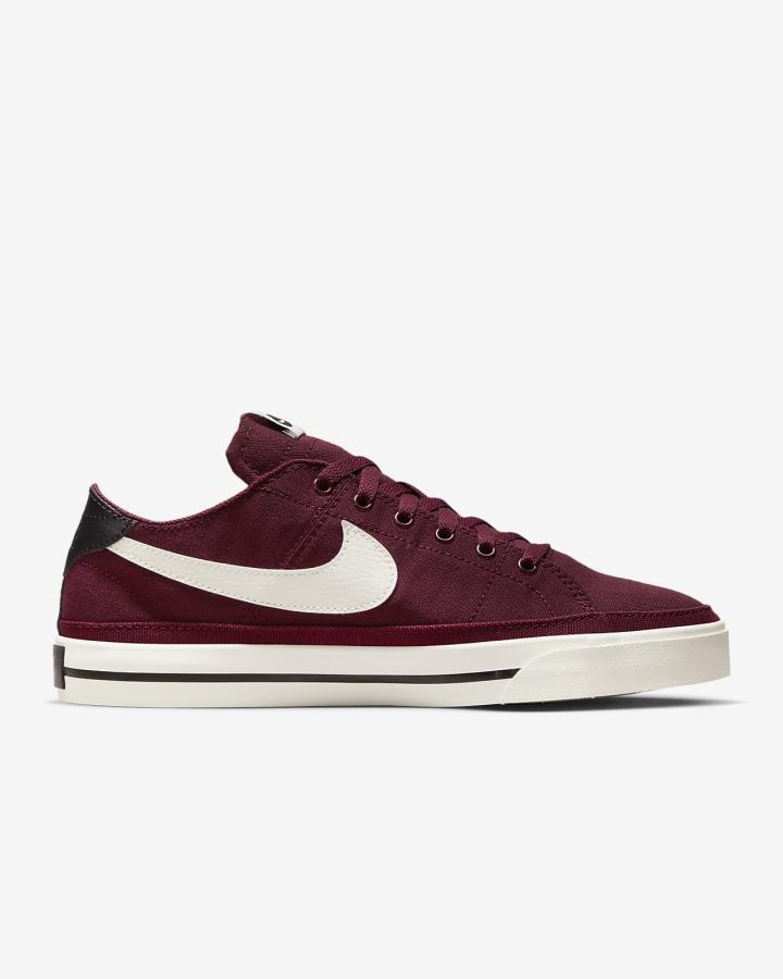 Zapatillas Nike Court Legacy Canvas Hombre Negras | YDHUW-5048