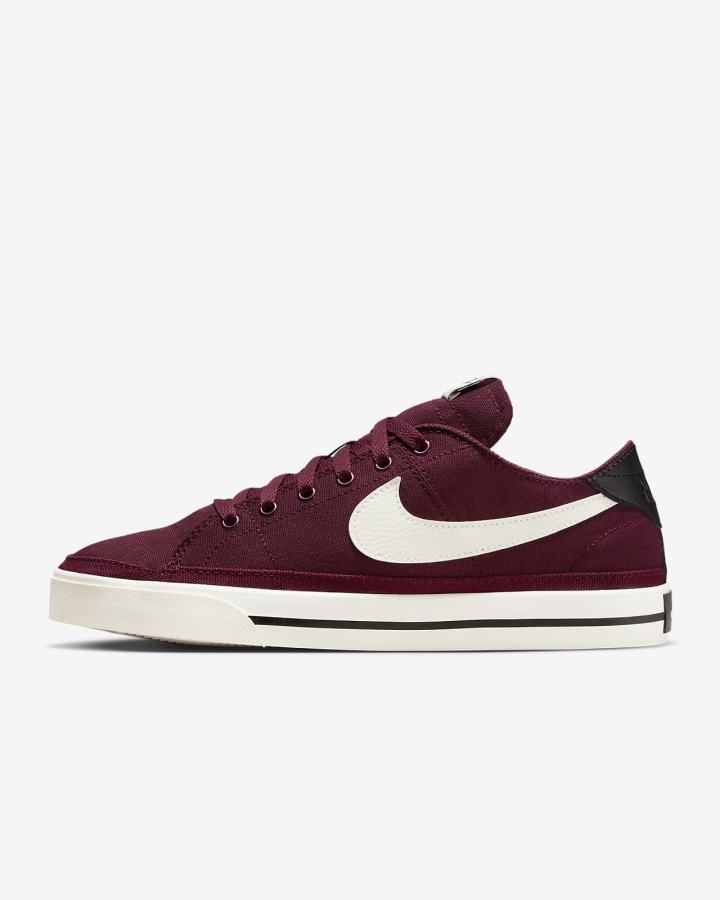 Zapatillas Nike Court Legacy Canvas Hombre Negras | YDHUW-5048