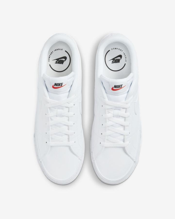 Zapatillas Nike Court Legacy Hombre Blancas Negras Blancas | GDCTJ-7934