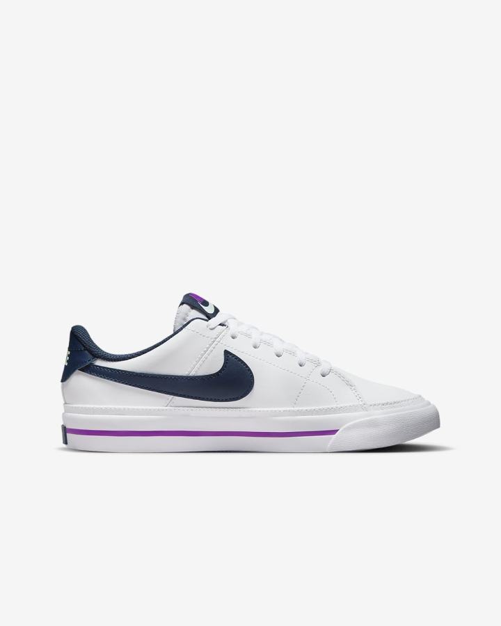 Zapatillas Nike Court Legacy Kids Niño Blancas Verde Menta Moradas Azul Marino | TJPWF-0165