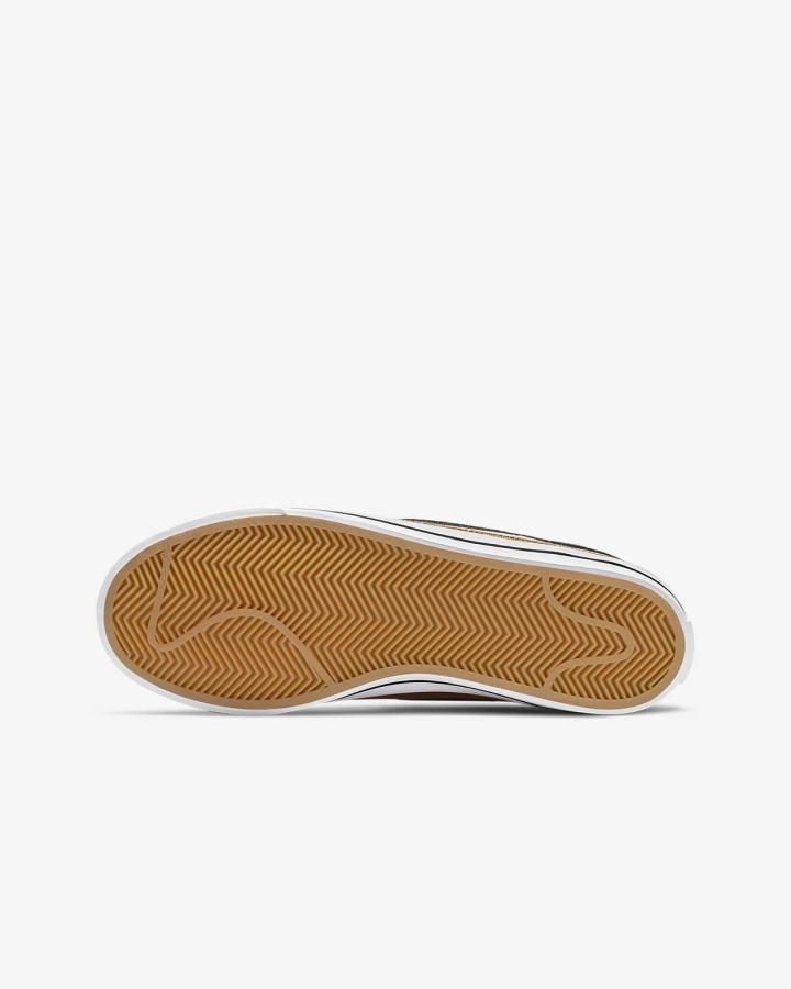Zapatillas Nike Court Legacy Kids Niño Blancas Marrones Claro Negras | UTZER-7180