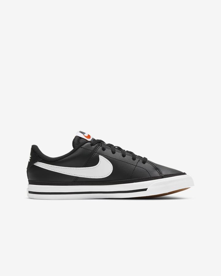 Zapatillas Nike Court Legacy Kids Niño Negras Marrones Claro Blancas | SHAKJ-1250