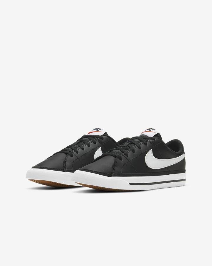 Zapatillas Nike Court Legacy Kids Niño Negras Marrones Claro Blancas | SHAKJ-1250