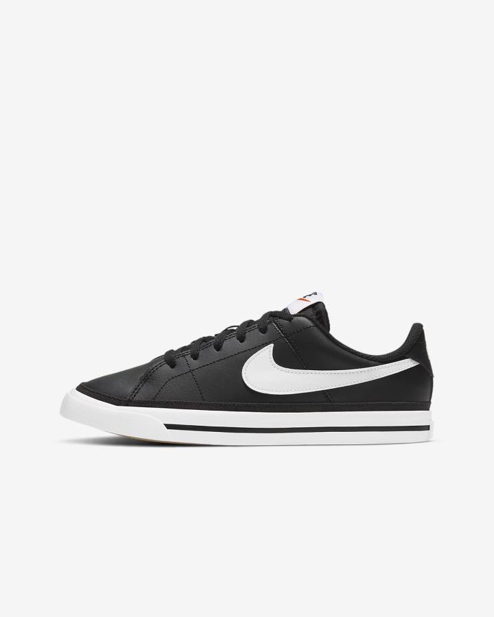 Zapatillas Nike Court Legacy Kids Niño Negras Marrones Claro Blancas | SHAKJ-1250