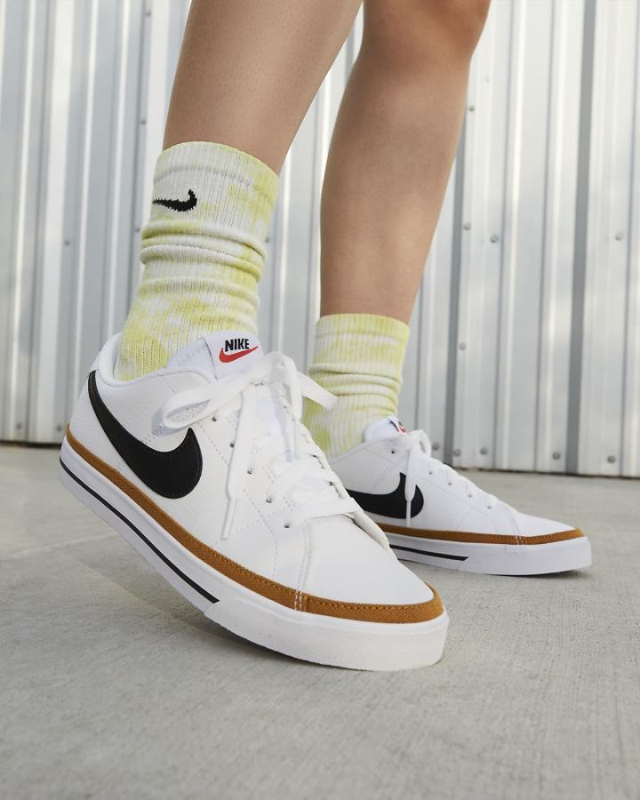 Zapatillas Nike Court Legacy Next Nature Mujer Blancas Naranjas Negras | ERQFB-6754