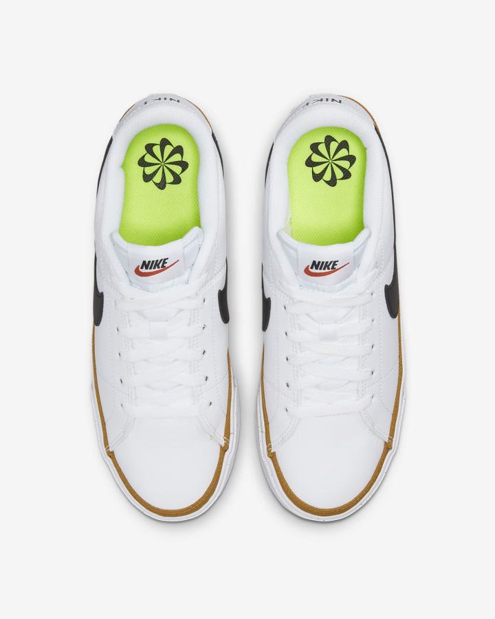 Zapatillas Nike Court Legacy Next Nature Mujer Blancas Naranjas Negras | ERQFB-6754