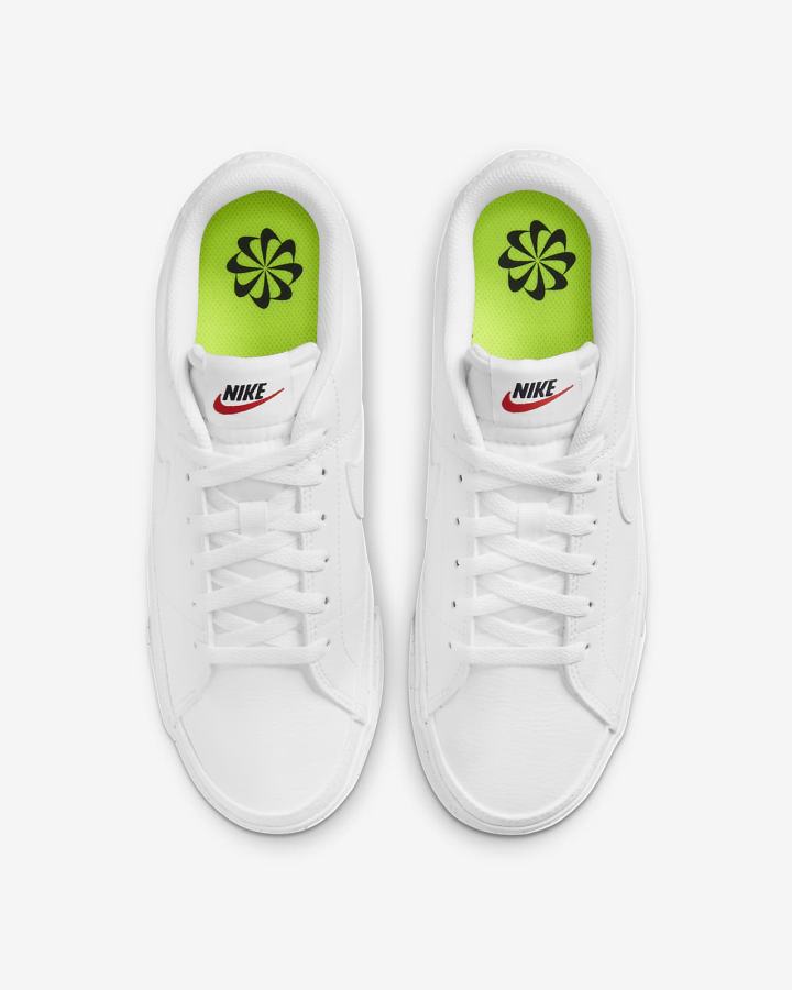 Zapatillas Nike Court Legacy Next Nature Mujer Blancas Negras Blancas | PHMGI-1875