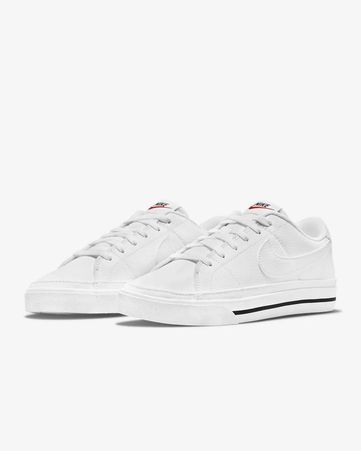 Zapatillas Nike Court Legacy Next Nature Mujer Blancas Negras Blancas | PHMGI-1875