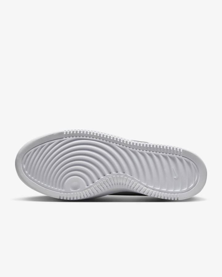 Zapatillas Nike Court Vision Alta Mujer Blancas Metal Plateadas | OSBNW-4208