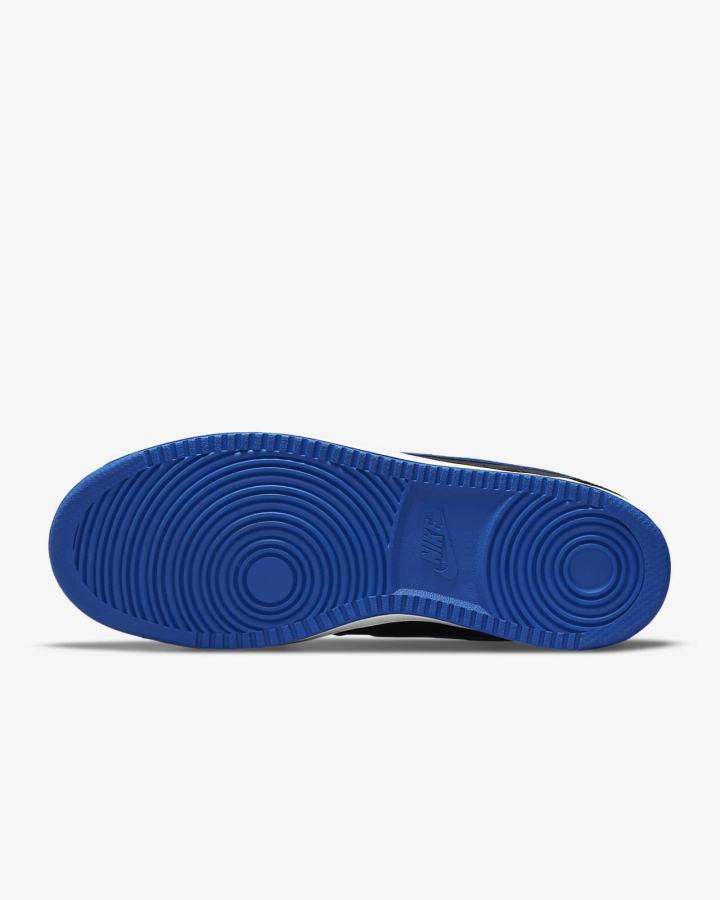 Zapatillas Nike Court Vision Low Hombre Negras Blancas Azul Real | DONPH-1079