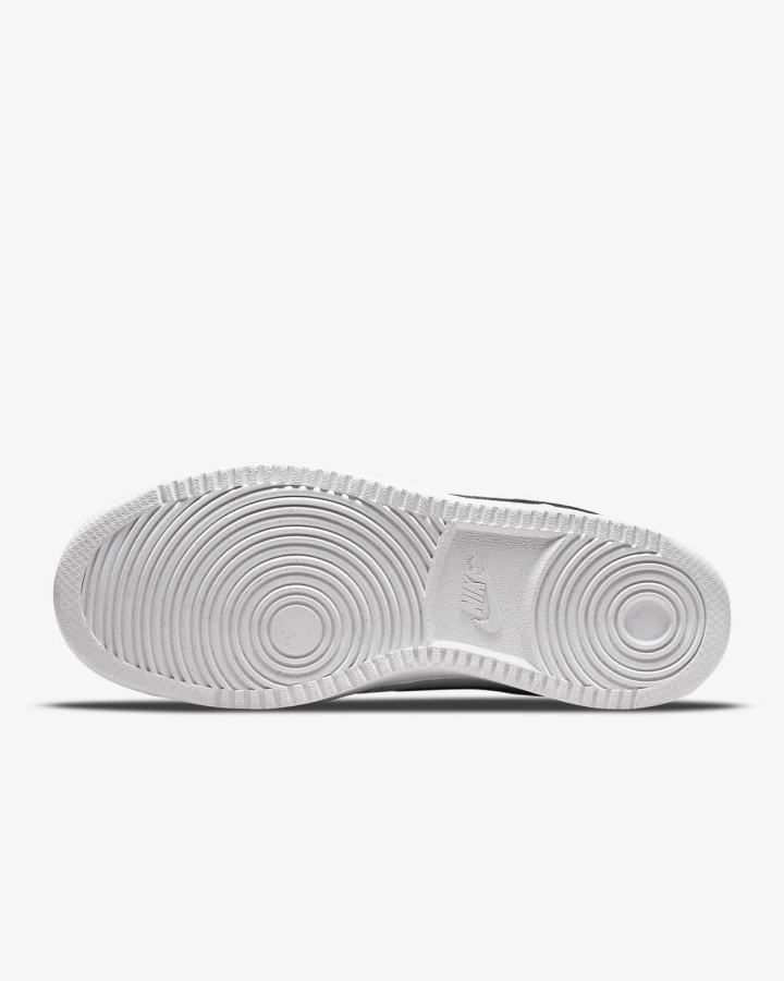 Zapatillas Nike Court Vision Low Next Nature Mujer Blancas Negras | DTHZU-0672