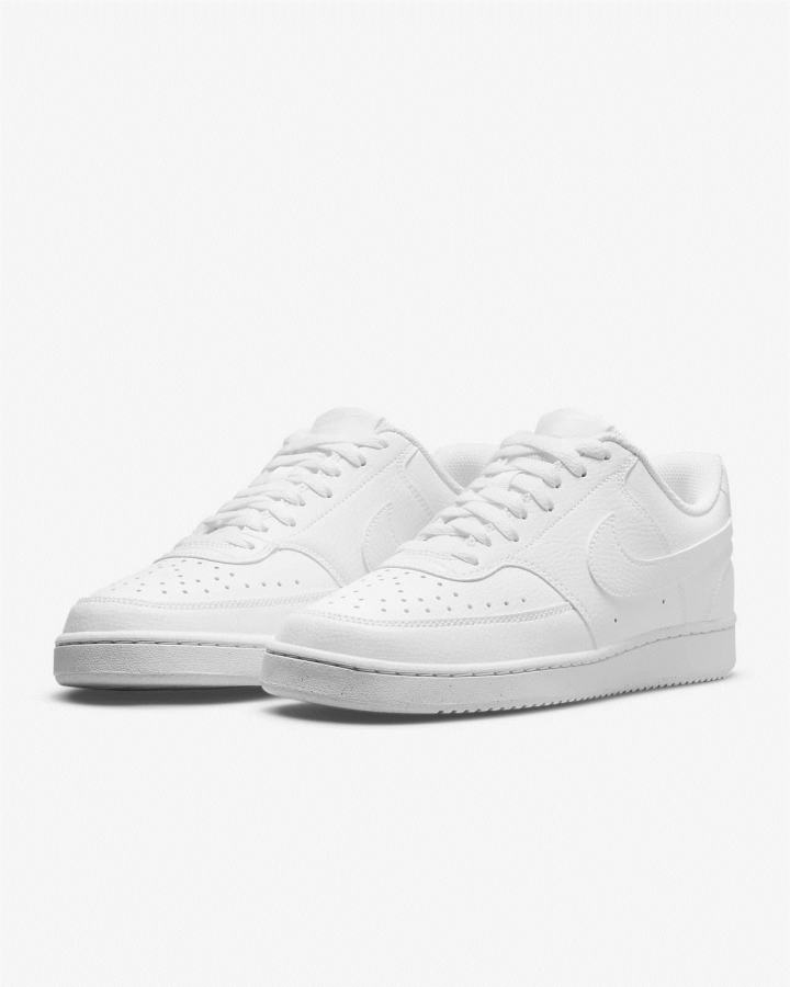 Zapatillas Nike Court Vision Low Next Nature Mujer Blancas | MCYBL-5260