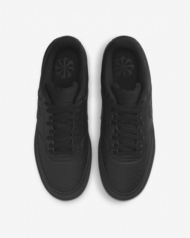 Zapatillas Nike Court Vision Low Next Nature Hombre Negras | NEUFI-8630