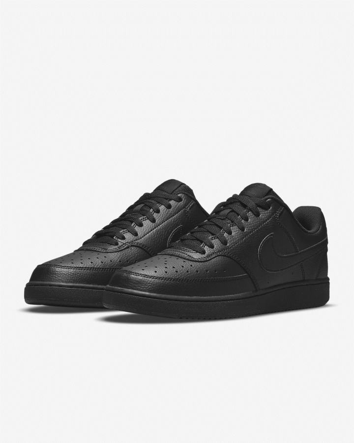 Zapatillas Nike Court Vision Low Next Nature Hombre Negras | NEUFI-8630
